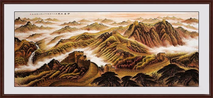 辦公室前臺(tái)掛什么字畫(huà)好《中華之魂》