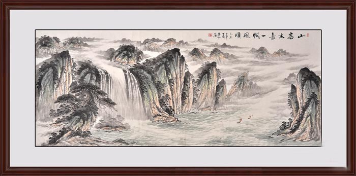 辦公室裝修中公司辦公室前臺(tái)掛什么字畫(huà)好